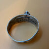 Sterling silver ring with sparkling CZ Uk size Q#114