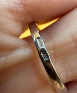 Sterling silver ring with gold plated sun Uk size S