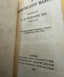 Vintage 1925 Confirmation Set | Communicants Manual + Original Card