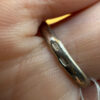 New 925 sterling silver ring with amber, size P#127
