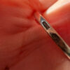 Sterling silver ring with sparkling CZ size S