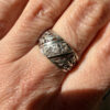 Vintage Soviet 90s, sterling silver ring Uk size O#8