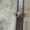 Vintage Soviet 90s, sterling silver ring Uk size O#8
