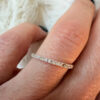 Sterling silver ring Uk size N
