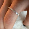 Sterling silver ring Uk size N