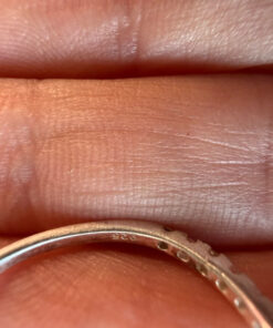 Sterling silver ring Uk size N