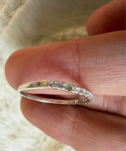 Sterling silver ring Uk size N