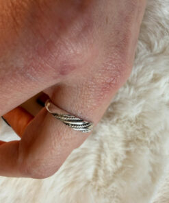 Typical Soviet sterling silver ring Uk size P