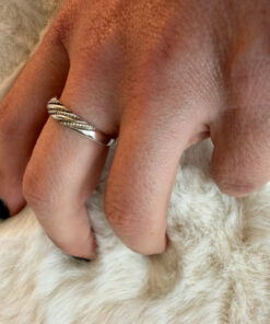 Typical Soviet sterling silver ring Uk size P