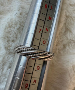 Typical Soviet sterling silver ring Uk size P