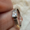 Men/women Sterling silver ring “safe and protect” size V