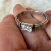 Men/women Sterling silver ring “safe and protect” size V