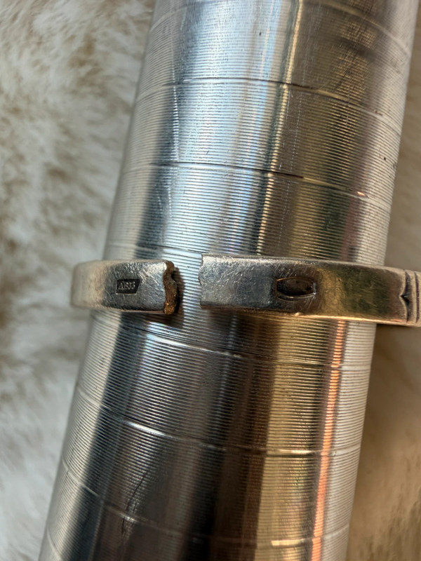 Men/women Sterling silver ring “safe and protect” size V