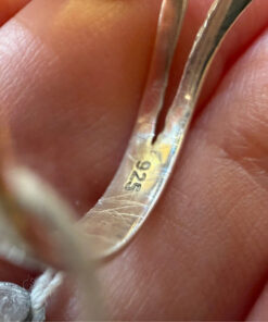 New incredible Ethiopian opal sterling silver ring, size P1/2