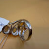 New incredible Ethiopian opal sterling silver ring, size P1/2.