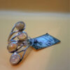 New incredible Ethiopian opal sterling silver ring, size P1/2.