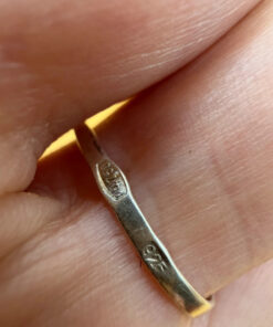 Vintage Soviet 90s Sterling silver ring Uk size N
