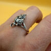 Grape Uk size R vintage Soviet Sterling silver ring