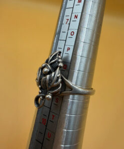 Grape Uk size R vintage Soviet Sterling silver ring