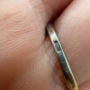 Sparkling CZ sterling silver ring Uk size K#27