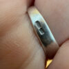 Size N,925 Sterling Silver Ring (Ukraine 1990s Hallmark, Chestnut Leaf)#27