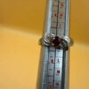 Vintage Soviet Ruby Sterling silver ring Uk size K#27