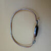 Vintage Oval blue Abalone Bangle.
