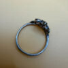 Sterling silver ring gold plated size O#149