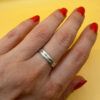 Sterling Silver Ring Uk Size P