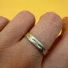 Sterling Silver Ring Uk Size P