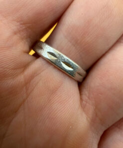 Sterling Silver Ring Uk Size P