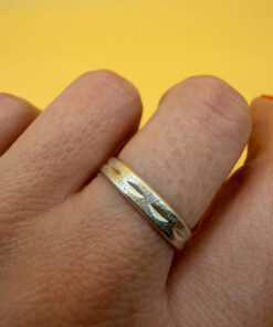 Sterling Silver Ring Uk Size P