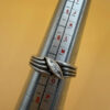 Vintage sterling silver ring 90s Uk size N#149