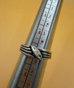 Vintage sterling silver ring 90s Uk size N