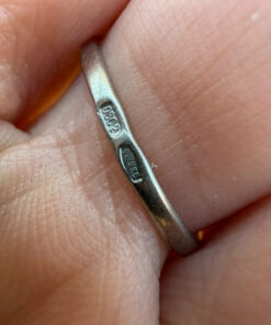 Vintage Ukrainian sterling silver ring Uk size Q