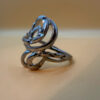 Vintage Ukrainian sterling silver ring Uk size Q#42
