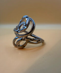 Vintage Ukrainian sterling silver ring Uk size Q