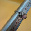 925 Silver “Save and Protect” Ring with Amethyst, Orthodox Protective Ring, Size N#42