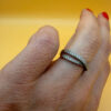 Sterling silver ring Uk size J