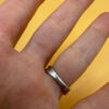 Sterling silver ring Uk size J