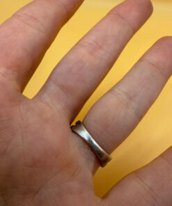 Sterling silver ring Uk size J