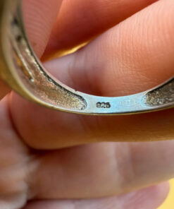 Sterling silver ring Uk size J