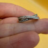 Sterling silver ring Uk size J