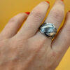 Vintage Soviet “Kulichi” Ring, Size P#41