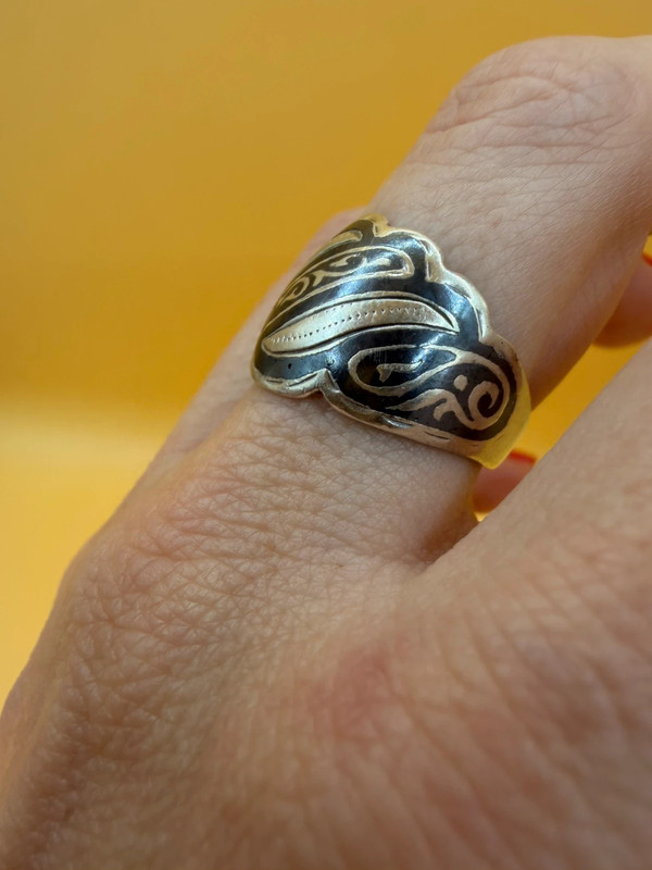 Vintage Soviet “Kulichi” Ring, Size P#41