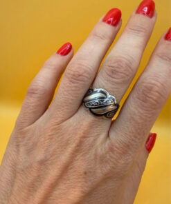 Vintage Soviet “Kulichi” Ring, Size P#41
