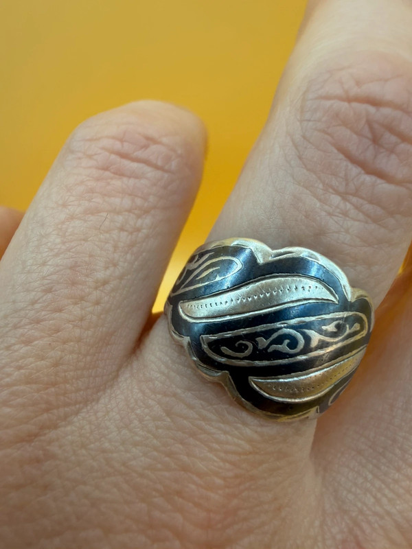 Vintage Soviet “Kulichi” Ring, Size P#41