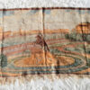 Vintage tapestry wall hanging featuring “The Bronze Horseman” monument to Peter the Great.