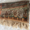 Vintage tapestry wall hanging featuring “The Bronze Horseman” monument to Peter the Great.