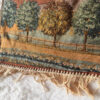 Vintage tapestry wall hanging featuring “The Bronze Horseman” monument to Peter the Great.